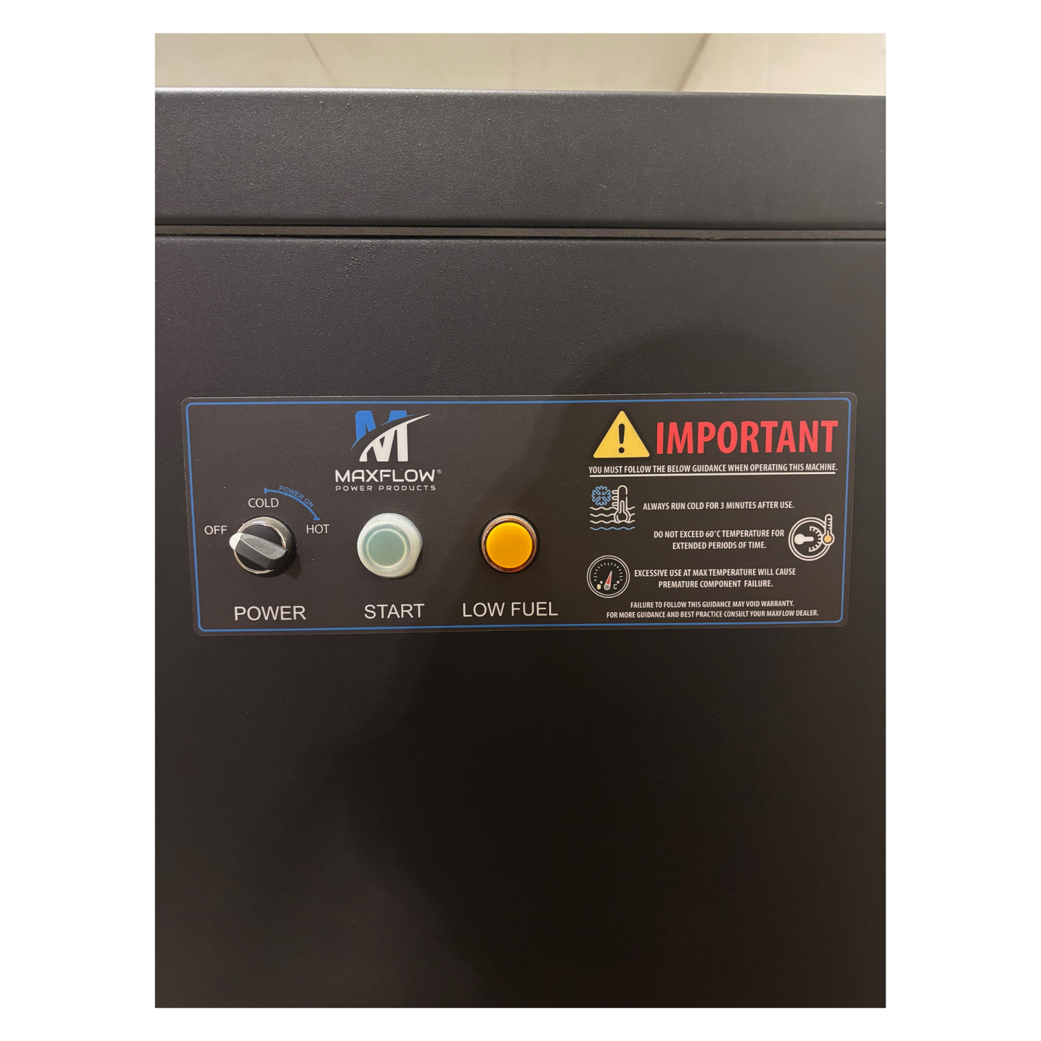 Maxflow Cabinet Hotwash on Single Reel System