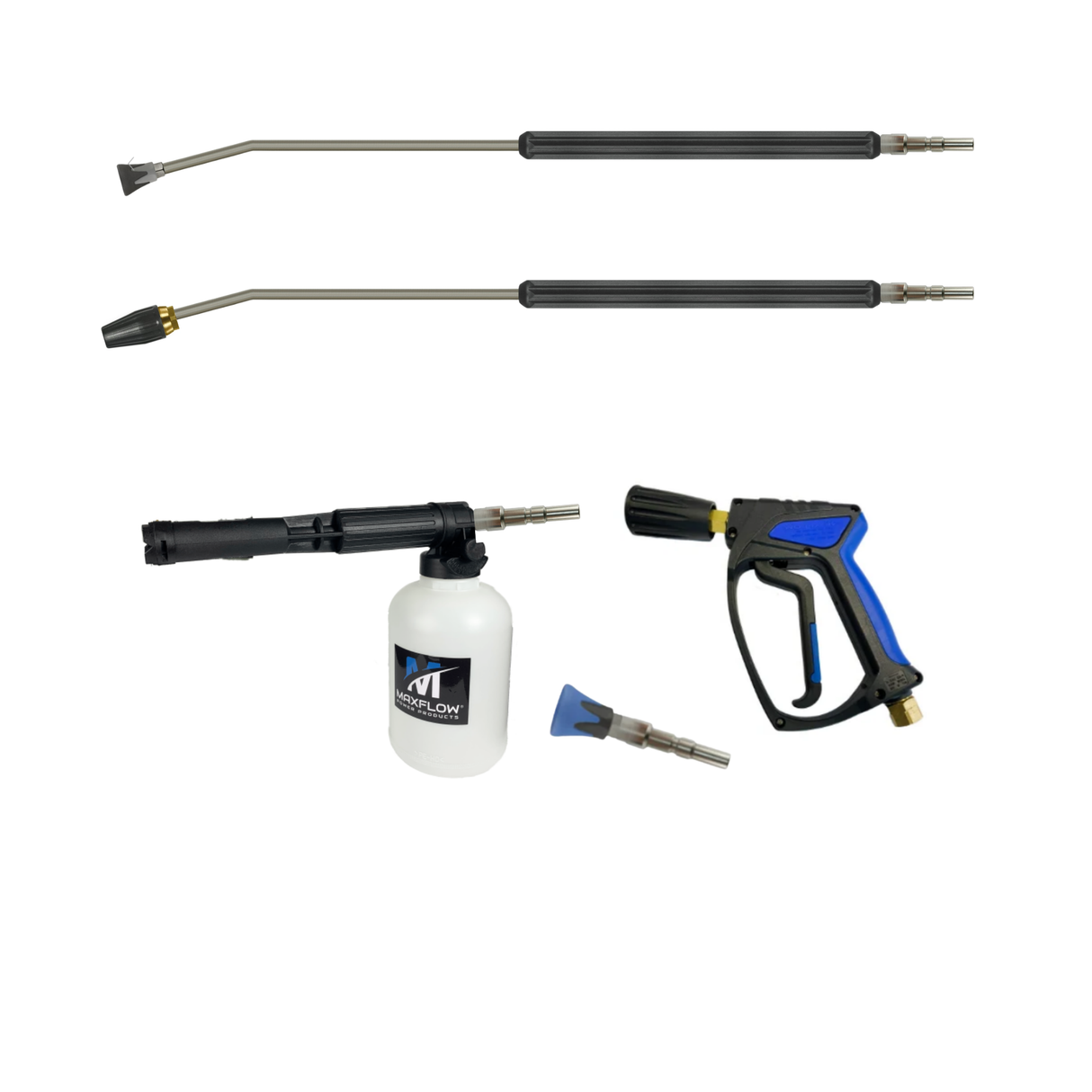 PA-Style Foam Lance Bundle with Stubby Lance & Turbo Lance