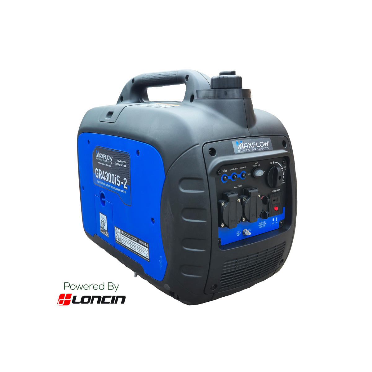 Maxflow GR4300iS 4.3kW Petrol Inverter Generator