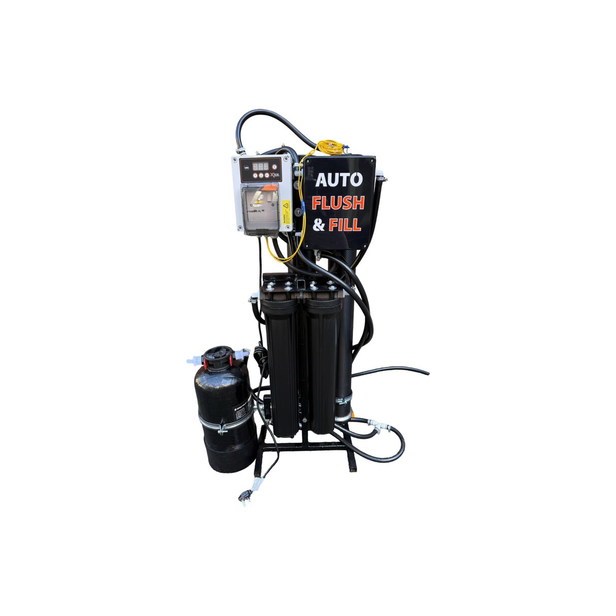 4,000 GPD Static AUTO Fill & Flush RO Filter System – Floor Standing