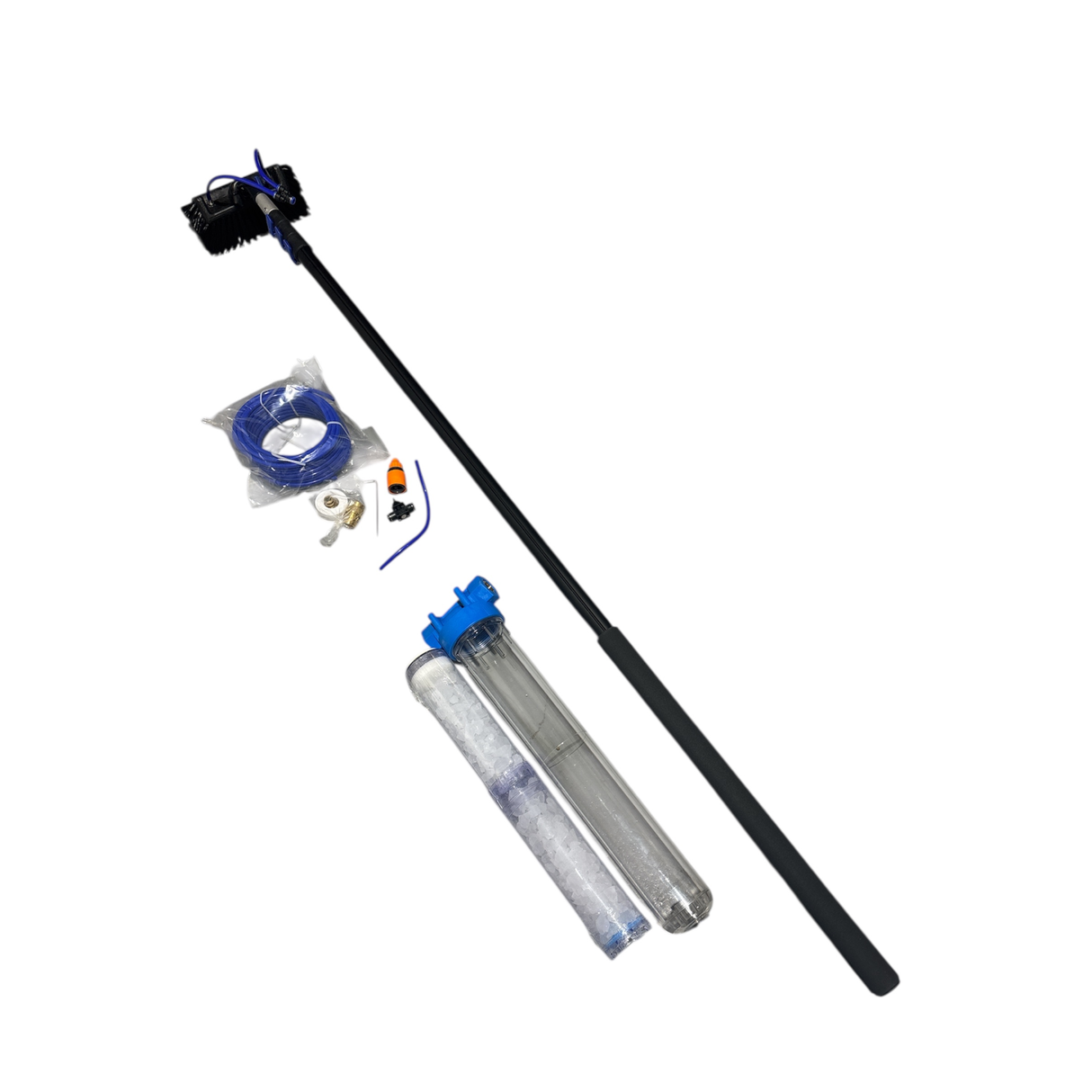 Solar Panel Wash Brush - 6Mtr Reach with 20" Filter