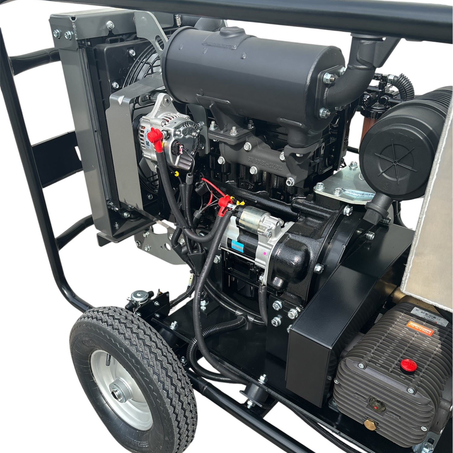 Yanmar X - 3 Cylinder 27HP Industrial Diesel Pressure Washer with Comet 35Lpm 200Bar Pump