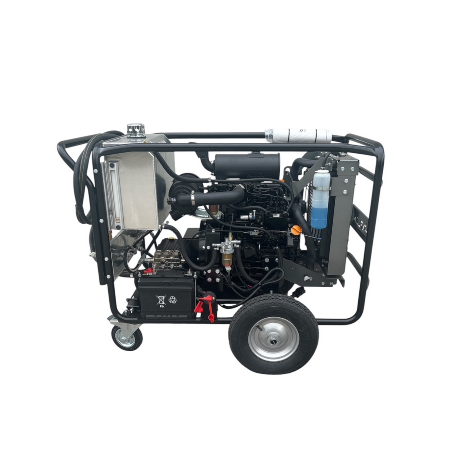 Yanmar X - 3 Cylinder 27HP Industrial Diesel Pressure Washer 18Lpm 500Bar Interpump Pump