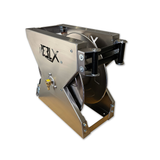 X-Line 12Volt Electric Stainless Steel Hose Reel with Guide Rollers & Hose