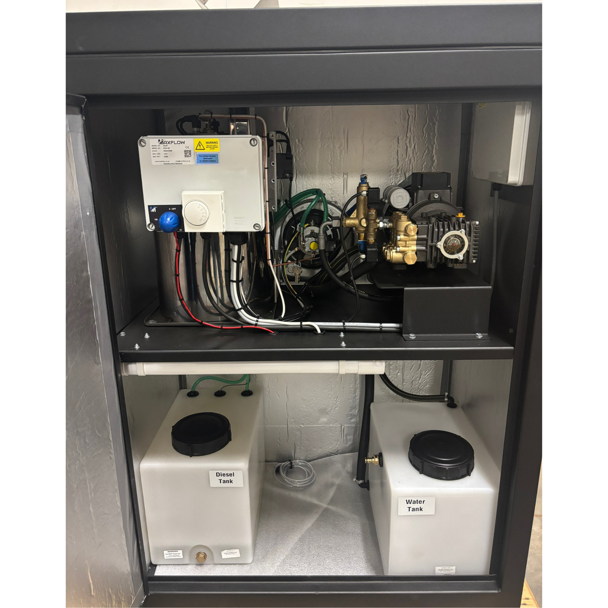Maxflow HC30 Industrial Single Phase Static Hotwash - 12Lpm / 150Bar