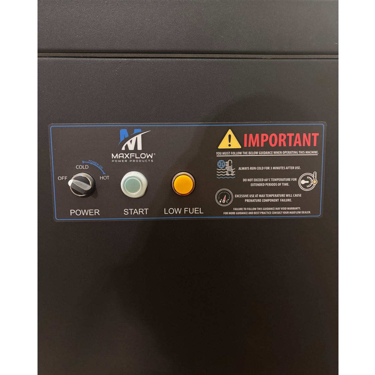 Maxflow HC30 Industrial Single Phase Static Hotwash - 12Lpm / 150Bar