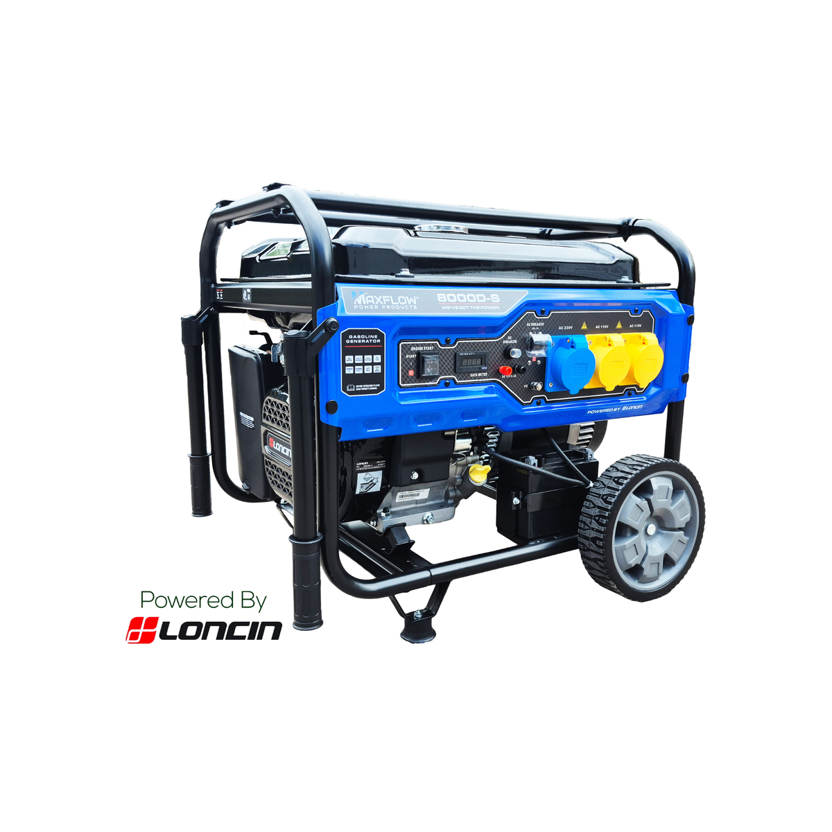 Maxflow MX8000 8kW Open-Frame Petrol Generator