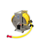 15 Metre 1" Stainless Steel Retractable Washdown Hose Reel with Hose