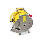 15 Metre 1" Stainless Steel Retractable Washdown Hose Reel with Hose