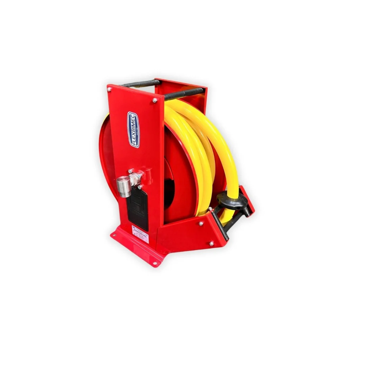 8 Metre 1" Retractable Washdown Hose Reel with Hose