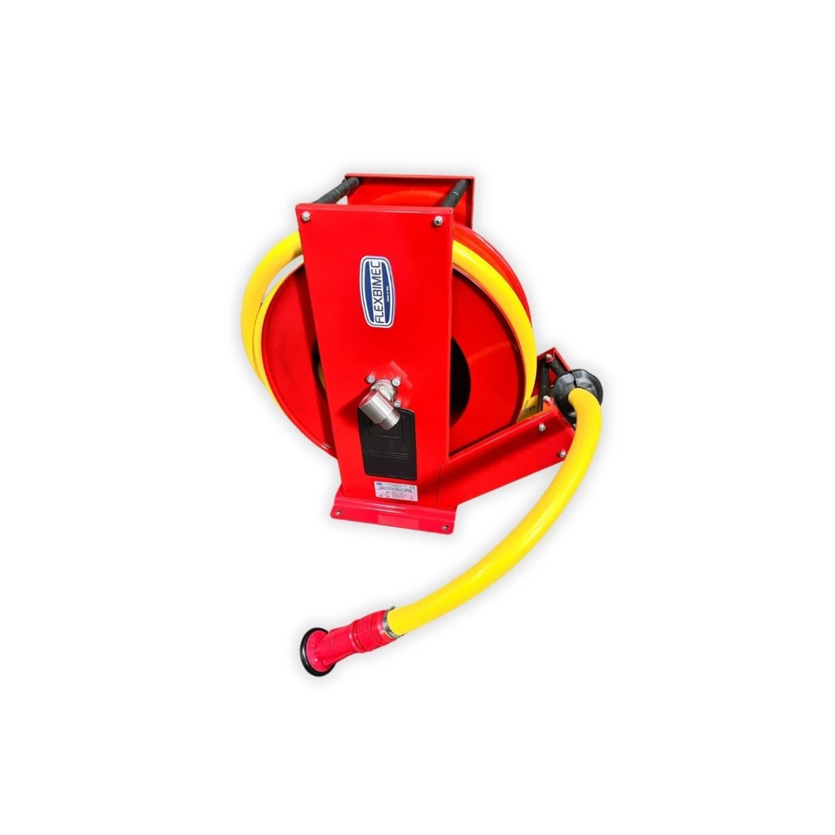 8 Metre 1" Retractable Washdown Hose Reel with Hose