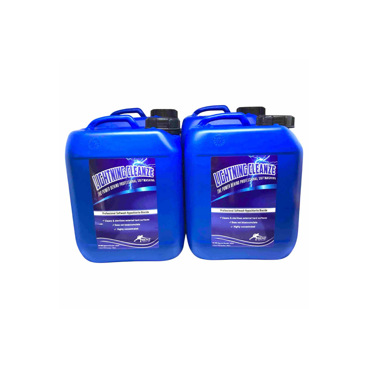 BENZ Lightning Cleanze Full Box 4x5Ltr - Softwash Biocide
