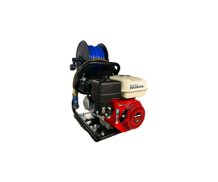 Honda GX160 Acid Pump Softwash System - Carry Frame with Reel