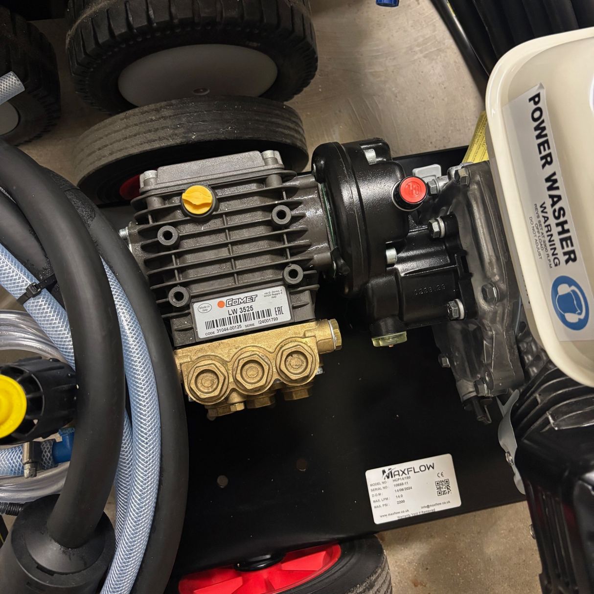 Honda GX200 Pressure Washer & MAER HotBox System