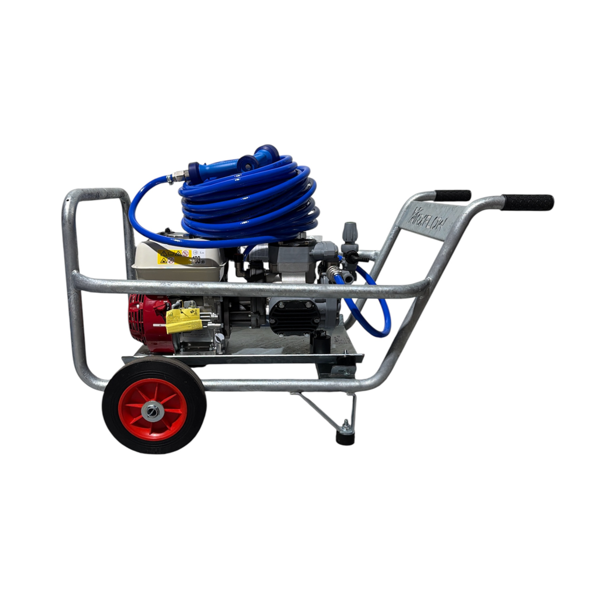 Honda GX200 40Lpm Acid Pump Industrial SoftWash System - Trolly Frame