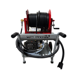 Honda GX390 21Lpm / 3000Psi Petrol Pressure Washer with reel - Galvanized Frame - Interpump