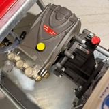 Honda GX390 21Lpm / 3000Psi Petrol Pressure Washer with reel - Galvanized Frame - Interpump