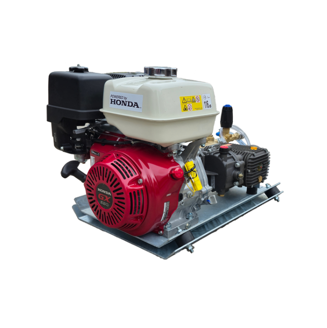 Honda GX390 21Lpm / 3000Psi Skid Plate Pressure Washer - Comet Pump