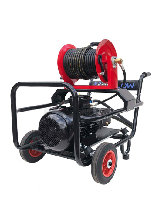 15HP Three Phase Pressure Washer 27Lpm 3000Psi with Reel