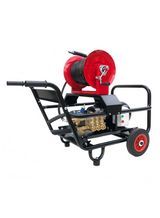 15HP Three Phase Pressure Washer 27Lpm 3000Psi with Reel