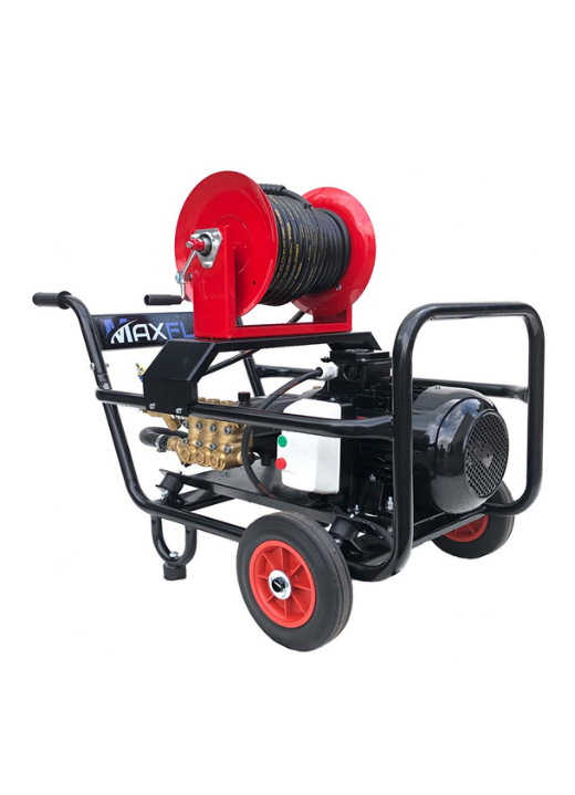 15HP Three Phase Pressure Washer 27Lpm 3000Psi with Reel