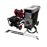 Loncin G420 Pressure Washer with Reel & Mazzoni HotBox System
