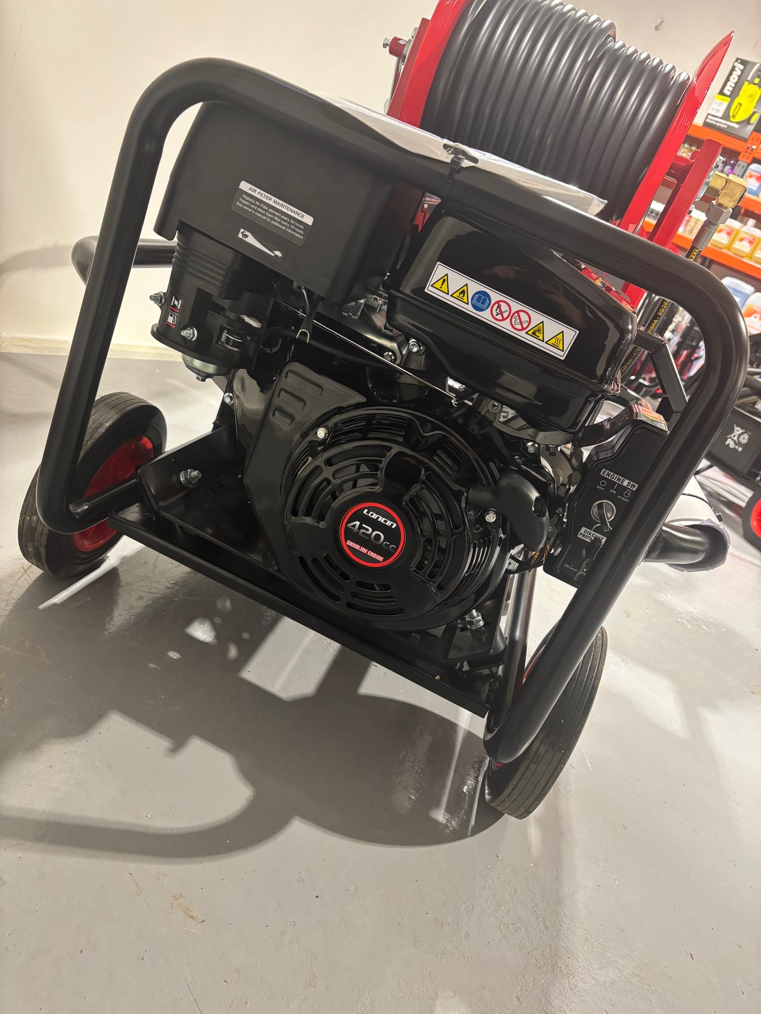 Loncin G420 24Lpm Electric Start Petrol Pressure Washer