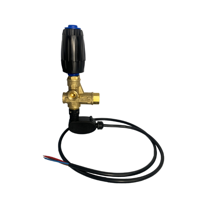 Tecomec VRT3 Unloader Valve 40Lpm @ 250Bar - Blue Cap (With Pressure Switch) (Copy)