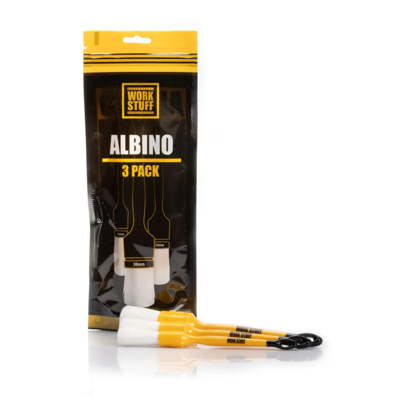 Work Stuff Detailing Brush ALBINO White 3-pack