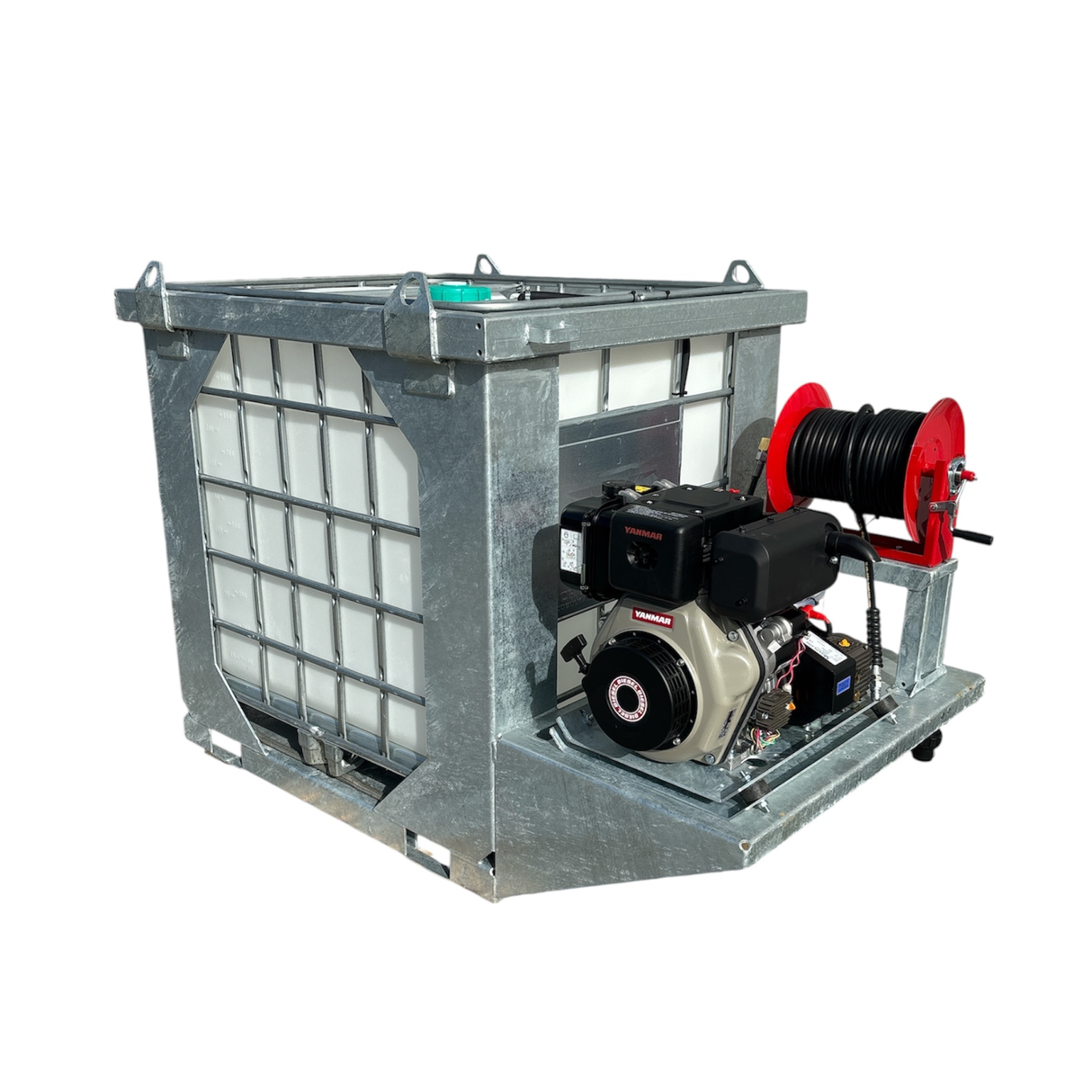 Yanmar Diesel IBC-Mounted Pressure Washer System