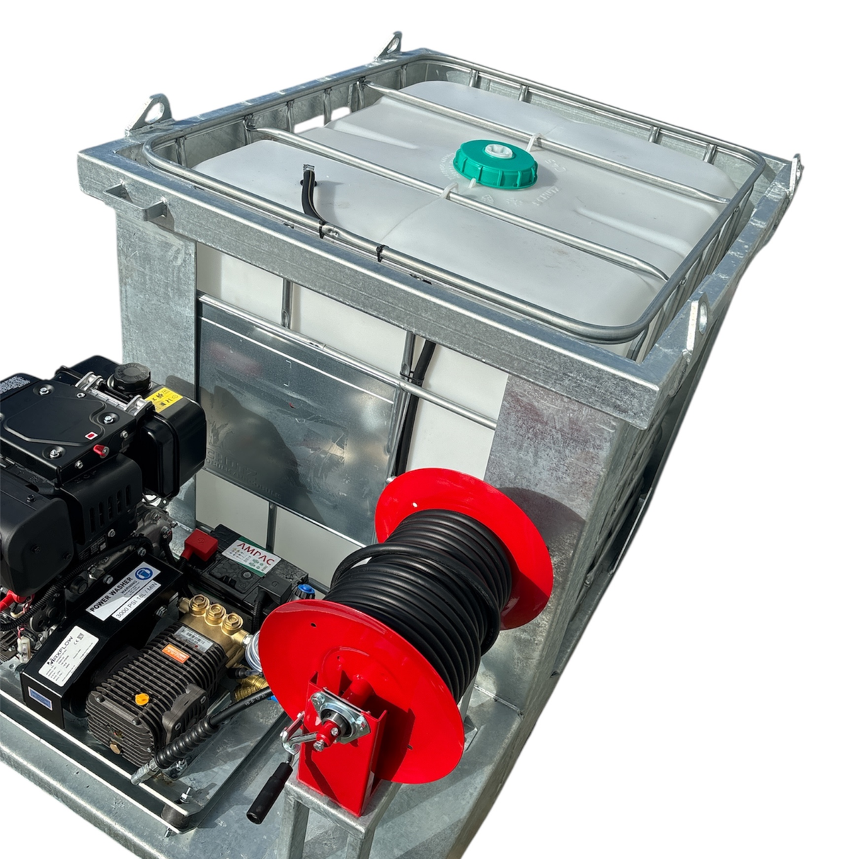 Yanmar Diesel IBC-Mounted Pressure Washer System