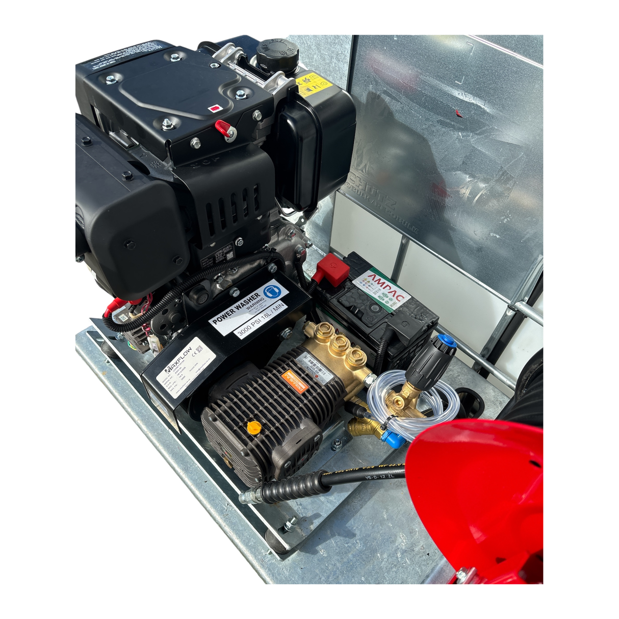 Yanmar Diesel IBC-Mounted Pressure Washer System