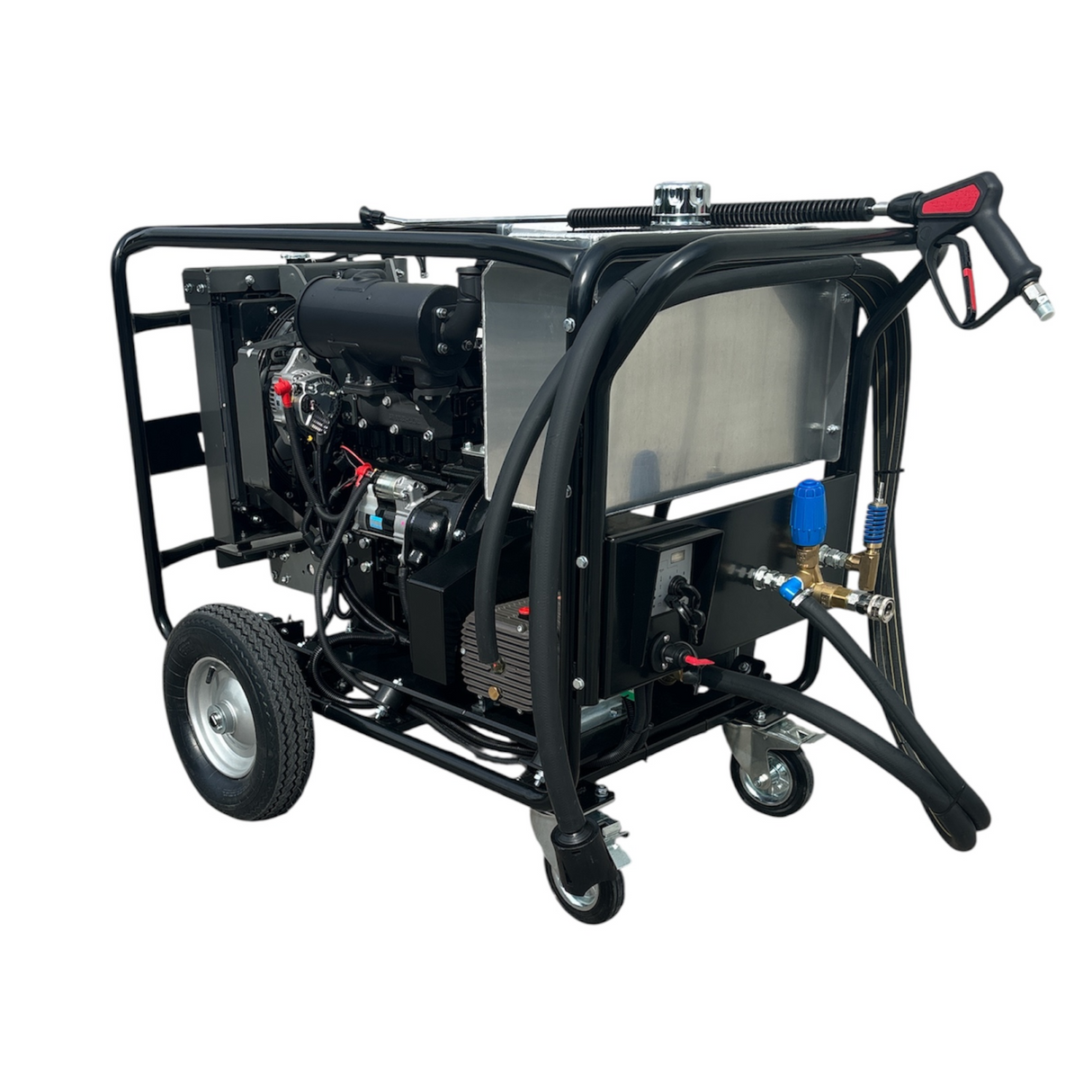 Yanmar X - 3 Cylinder 27HP Industrial Diesel Pressure Washer with Comet 35Lpm 200Bar Pump