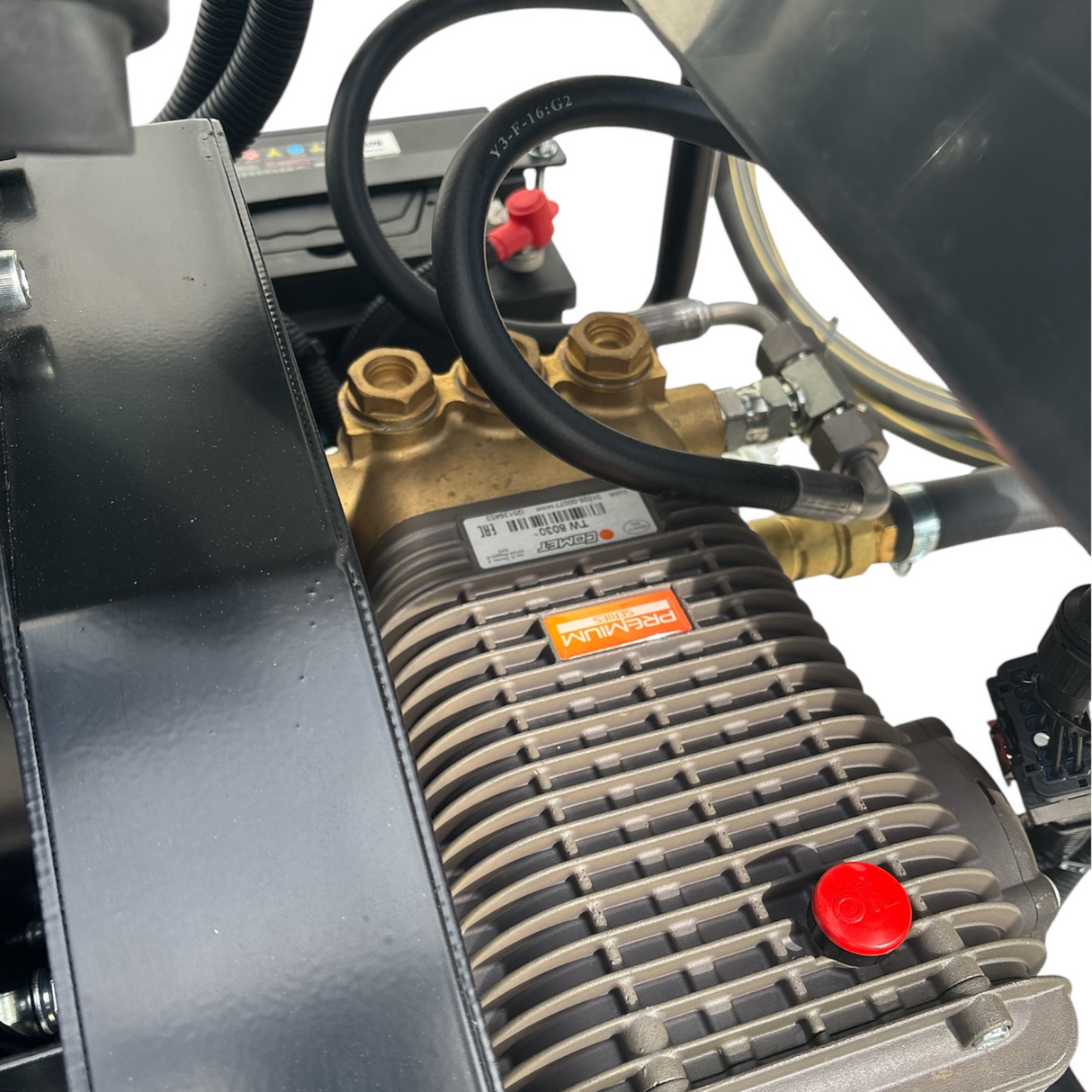 Yanmar X - 3 Cylinder 27HP Industrial Diesel Pressure Washer with Comet 35Lpm 200Bar Pump