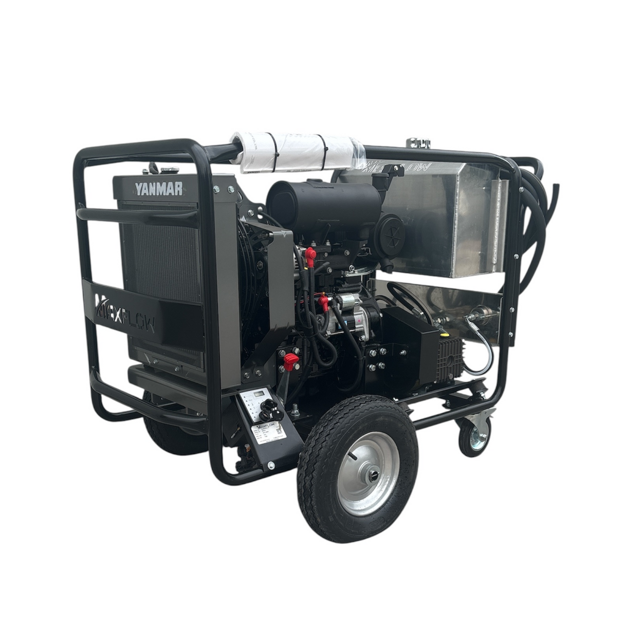 Yanmar X - 3 Cylinder 27HP Industrial Diesel Pressure Washer 18Lpm 500Bar Interpump Pump