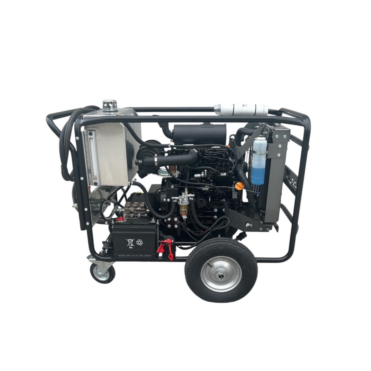 Yanmar X - 3 Cylinder 27HP Industrial Diesel Pressure Washer 18Lpm 500Bar Interpump Pump